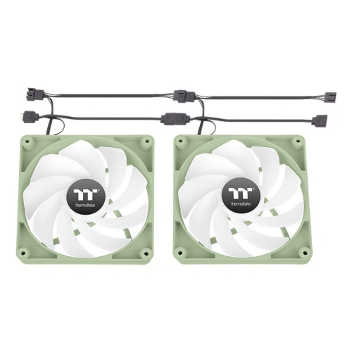 Thermaltake CT120 Reverse ARGB Sync Dual Pack Matcha Green Case Fan